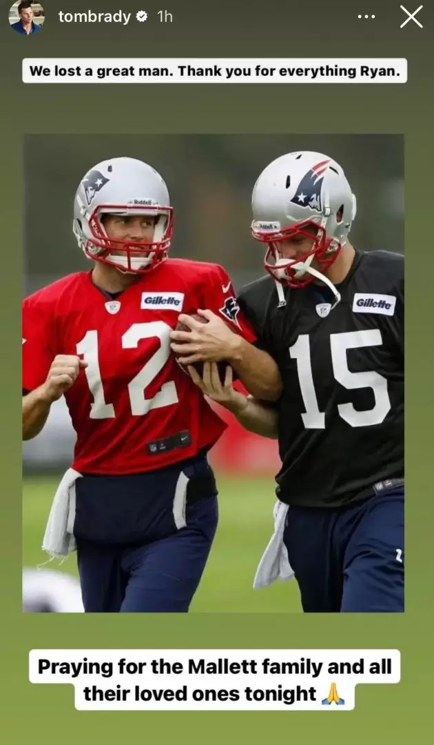 Tom Brady y Ryan Mallett