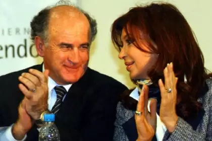scar Parrili y Cristina Fernndez de Kirchner.