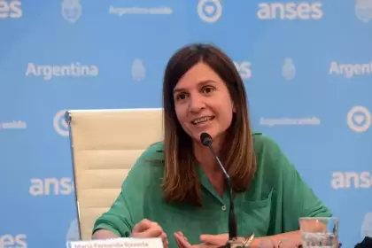 La directora ejecutiva de la Administración Nacional de la Seguridad Social (Anses), Fernanda Raverta.