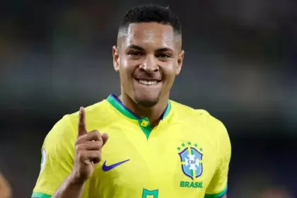 Vitor Roque brilló con Brasil en el Sudamericano Sub-20: marcó seis goles en ocho partidos
