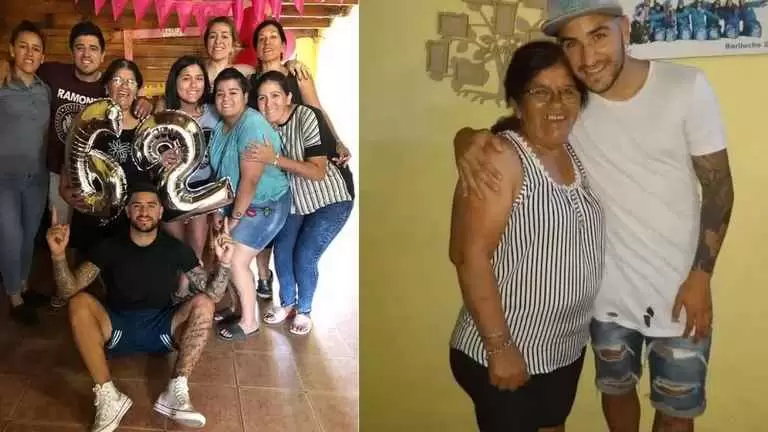 La foto del festejo de cumpleaños de la mamá de Elías Gómez en 2019 (Instagram)