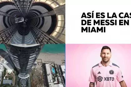 Messi adquiri en 2019 un dplex en la Porsche Design Tower