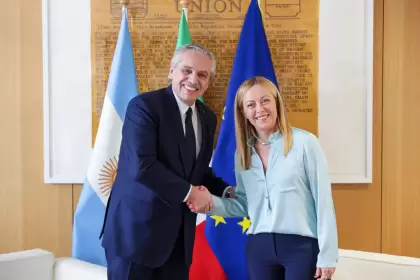Alberto Fernndez mantuvo una reunin bilateral con Giorgia Meloni, primera ministra de Italia