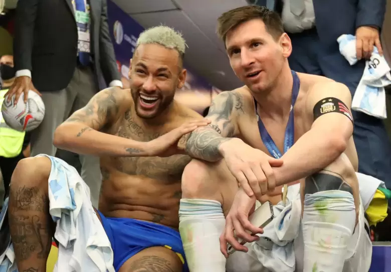 Neymar y Messi