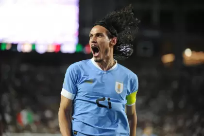 Cavani es el segundo mayor goleador de la historia de la Selección de Uruguay detrás de Luis Suárez