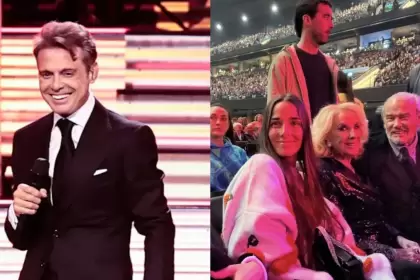VIDEO: Luis Miguel bajó del escenario y saludó a Mirtha Legrand que fue ovacionada por el público