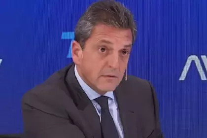 El ministro de Economía y candidato presidencial de Unión por la Patria, Sergio Massa.