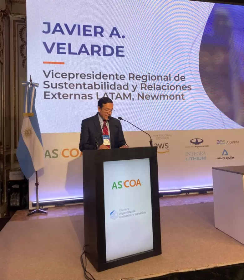 Javier Velarde, vicepresidente de Sostenibilidad y Relaciones Externas para Amrica Latina
de Newmont