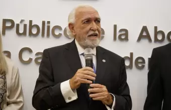 El Presidente del Colegio Público de la Abogacía de la Capital Federal, Ricardo Gil Lavedra