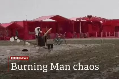 Caos en Burning Man