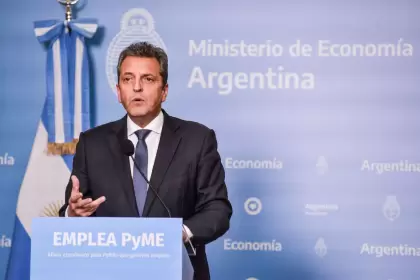 El ministro de Economía y candidato a presidente de Unión por la Patria, Sergio Massa.