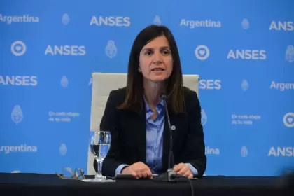 La directora ejecutiva de la Administración Nacional de la Seguridad Social (Anses), Fernanda Raverta,