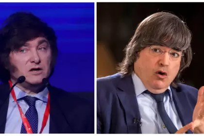 Javier Milei y Jaime Bayly
