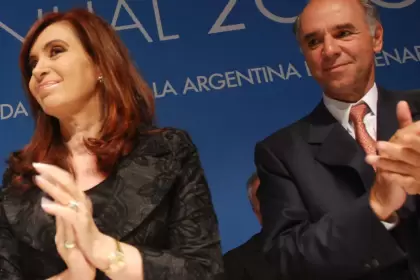 Junto a Cristina Kirchner, cuando presidía la Camarco