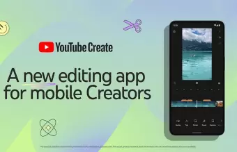 YouTube Create está diseñada para empoderar a los creadores a empezar a crear con un conjunto de herramientas de producción.