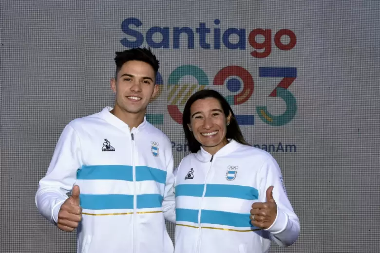Marcos Moneta y Sabrina Ameghino sern los abanderados argentinos en la Ceremonia de Apertura de Santiago 2023