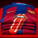 La peculiar camiseta que lucir Barcelona en el clsico ante Real Madrid, con un homenaje a los Rolling Stones