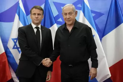 Macron se reunió con Netanyahu en Israel