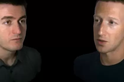 El divulgador Lex Fridman y el cerebro detrás de Meta, Mark Zuckerberg.