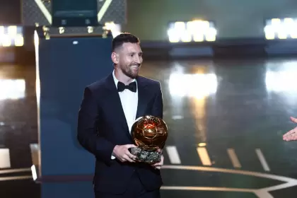 Messi gan su octavo Baln de Oro