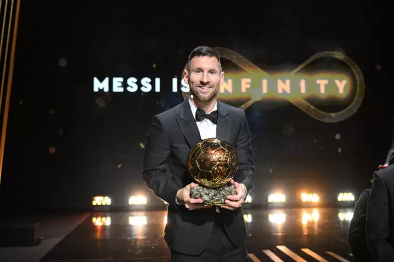 Lionel Messi gan su octavo Baln de Oro a los 36 aos