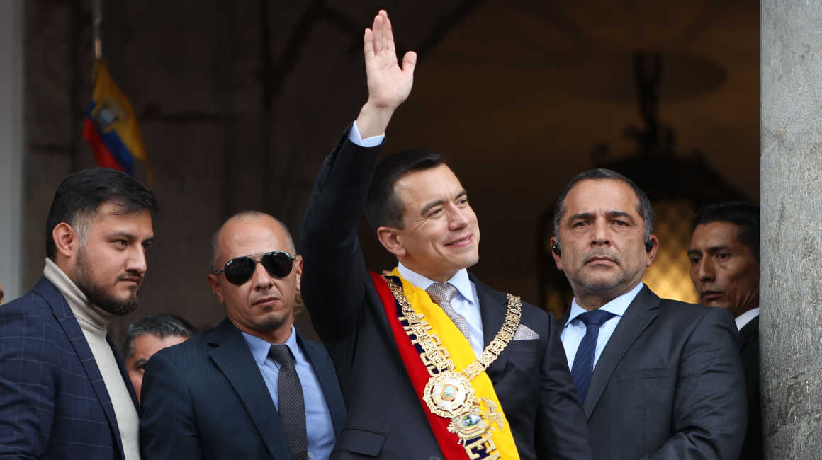 Noboa juró como presidente de Ecuador