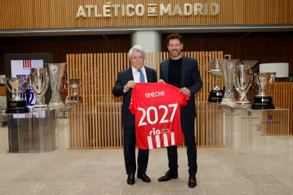 Simeone extendió su contrato hasta el 30 de junio del 2027 con Atlético de Madrid