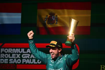 Alonso salió tercero en el último Gran Premio de Brasil