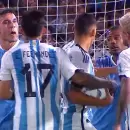 Manuel Ugarte le pidi perdn a Rodrigo De Paul por su gesto obsceno en el Argentina-Uruguay