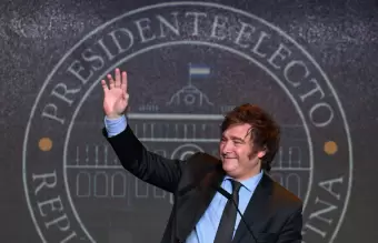 El presidente electo, Javier Milei.