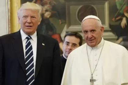 Donald Trump y el Papa Francisco.