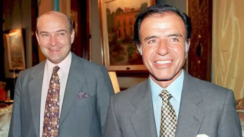Carlos Menem y Domingo Cavallo.