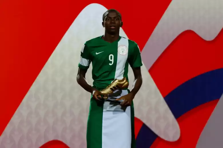 El nigeriano Victor Osimhen es el máximo goleador en la historia de los Mundiales Sub-17