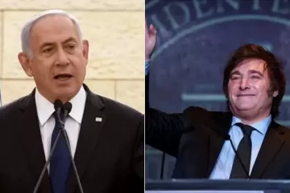 Benjamin Netanyahu y Javier Milei