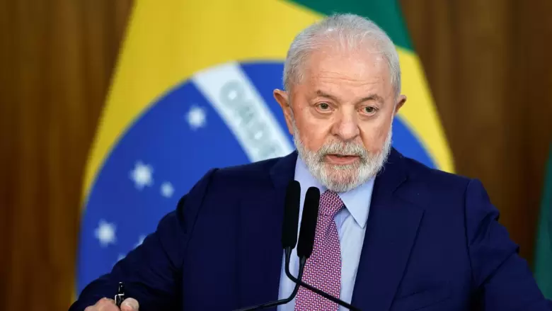 El presidente de Brasil, Luiz Incio Lula da Silva.