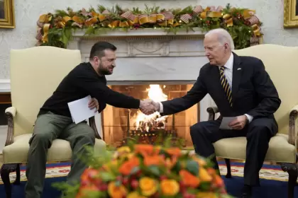 Joe Biden, muy firme junto a Ucrania, pero crítico de Israel