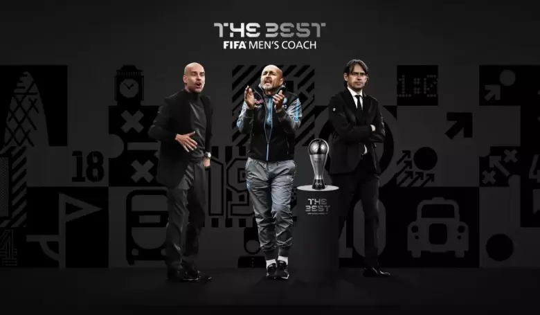 Guardiola, Inzaghi y Spalletti son los tres candidatos a ser designados mejor entrenador