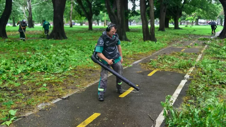 Temporal en CABA: más de 5.000 reportes por árboles caídos y daños