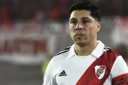 Enzo Pérez es un referente para el hincha de River que no para de ovacionarlo en cada partido