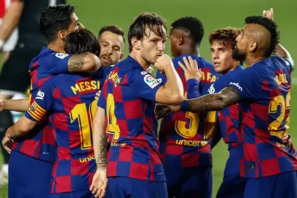 Ivan Rakitic fue compaero de Lionel Messi en el Barcelona desde 2014 a 2020