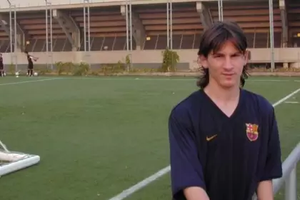 Messi arribó a Barcelona en 2000 para probarse en el club azulgrana