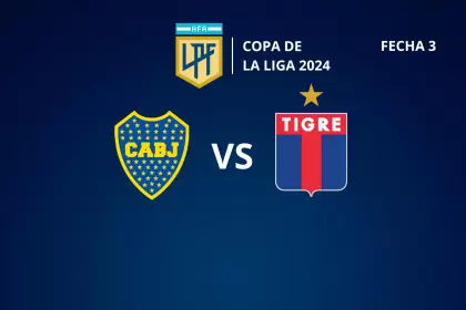 Boca vs. Tigre disputarn la tercera fecha de la Copa de la Liga Profesional 2024