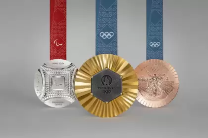 Las medallas de los Juegos Olmpicos 2024 llevarn en el centro un fragmento de la Torre Eiffel original de 1889
