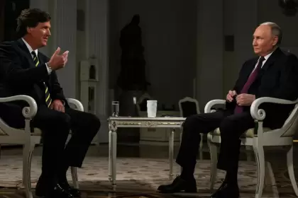 En su entrevista con Carlson, Putin negó querer expandir la guerra a otros países