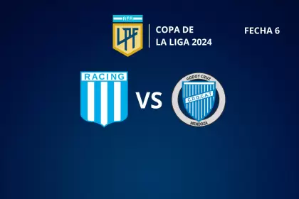 Racing vs. Godoy Cruz disputarn la sexta fecha de la Copa de la Liga Profesional 2024