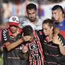 Violencia en el ftbol: un jugador de Chacarita fue herido por un botellazo de un hincha de Tigre