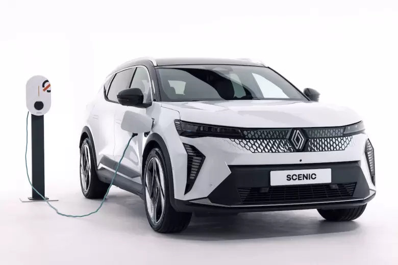 El Nuevo Renault Scenic tiene silueta SUV y es 100% elctrico.