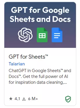 ChatGPT para Google Docs y Google Sheets