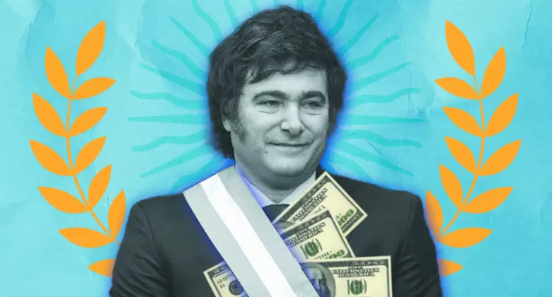 Javier Milei dolar
