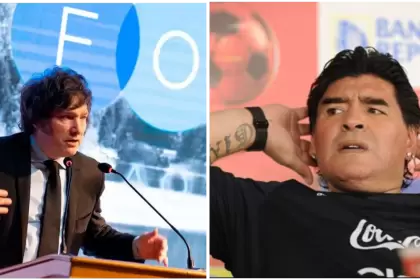 Milei apel a una frase de Maradona para dedicarsela a los analistas que no crean en su compromiso fiscal.